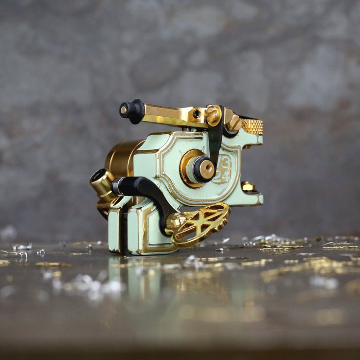 Dan Kubin V3/24 Sidewinder - Distressed Seafoam x Gold RCA