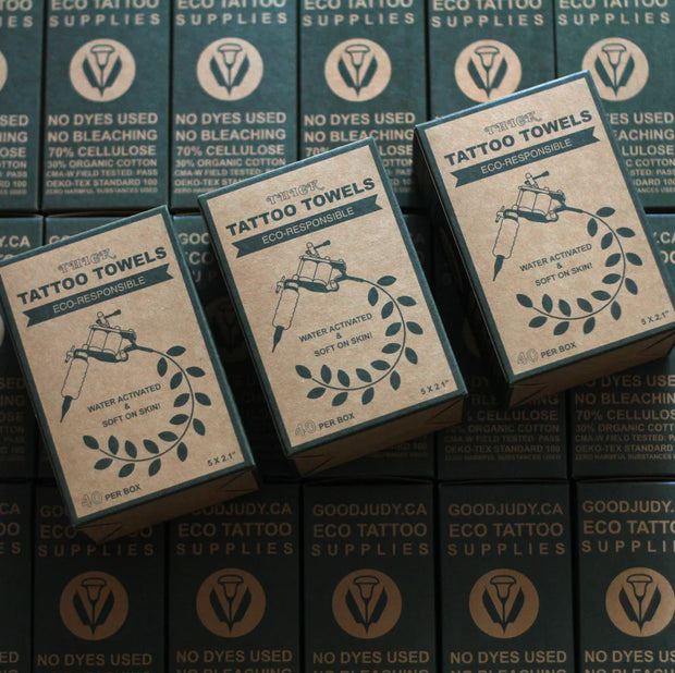 Good Judy Compostable Tattoo Towels