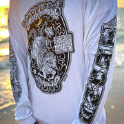 Guy Le x Workhorse Long Sleeve T-Shirt - WHITE