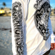 Guy Le x Workhorse Long Sleeve T-Shirt - WHITE