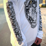 Guy Le x Workhorse Long Sleeve T-Shirt - WHITE