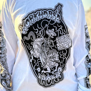Guy Le x Workhorse Long Sleeve T-Shirt - WHITE