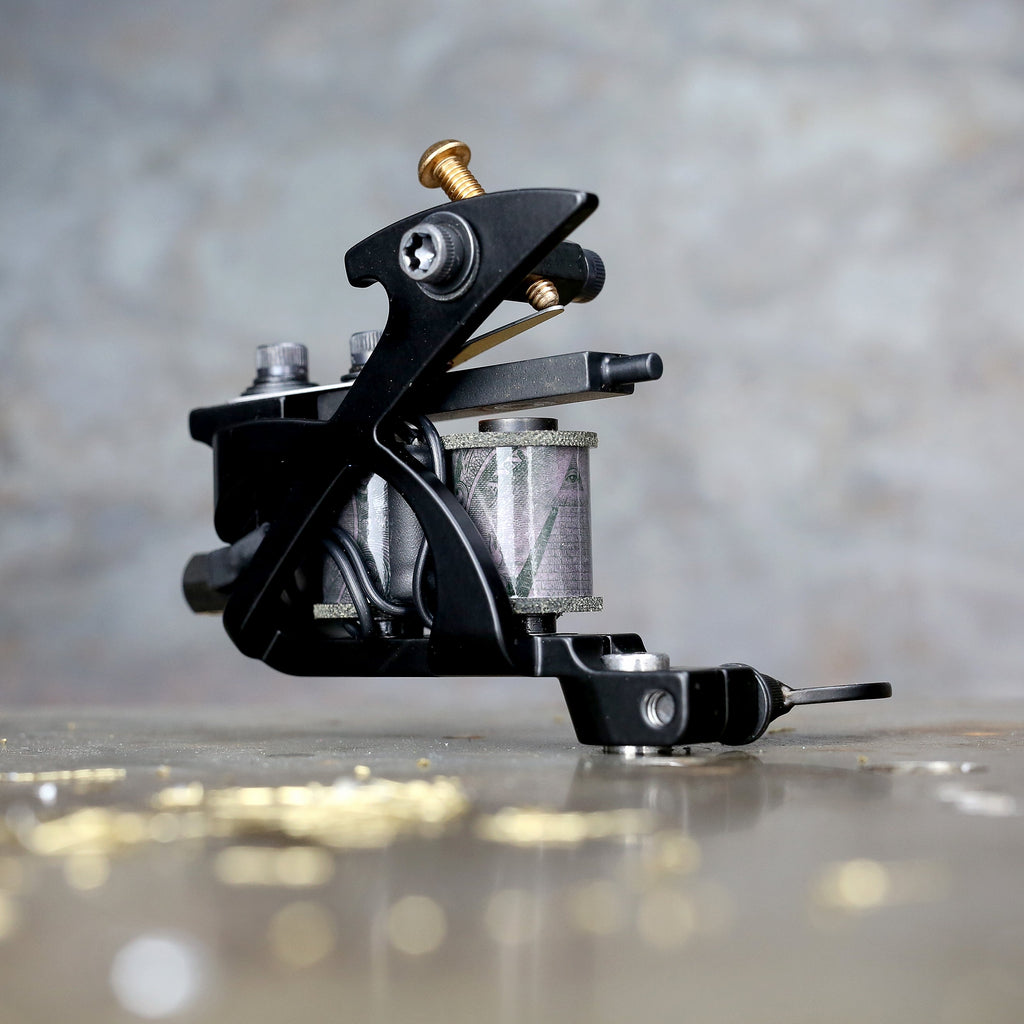 workhorse irons Aaron cain コイルタトゥーマシン Aaron Cain Roundback Liner - Black x Black – Workhorse Irons