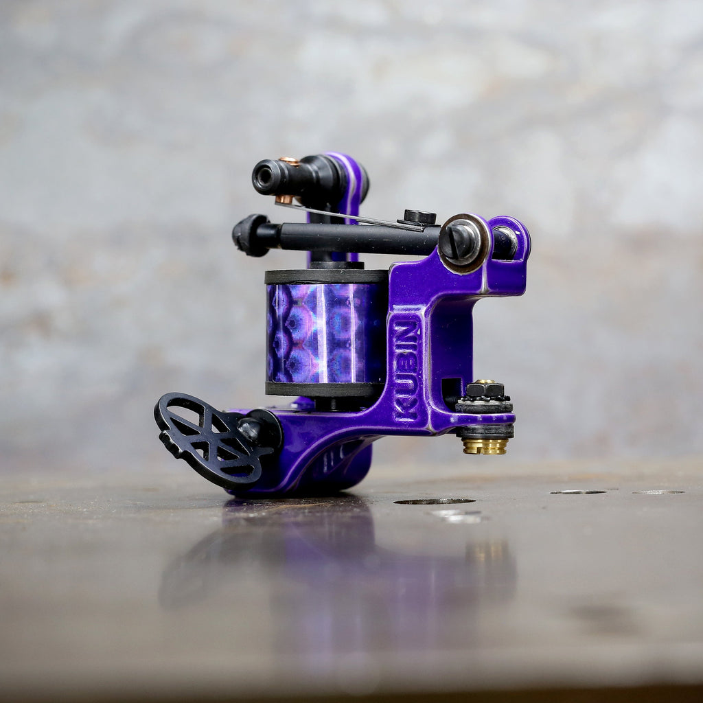 DMS CUSTOM 紅葉2 ハイエンドメタリックパープルコンポネンベース Dan Kubin X Adam Ciferri Ghost Dog Revival V2 - Distressed Purple