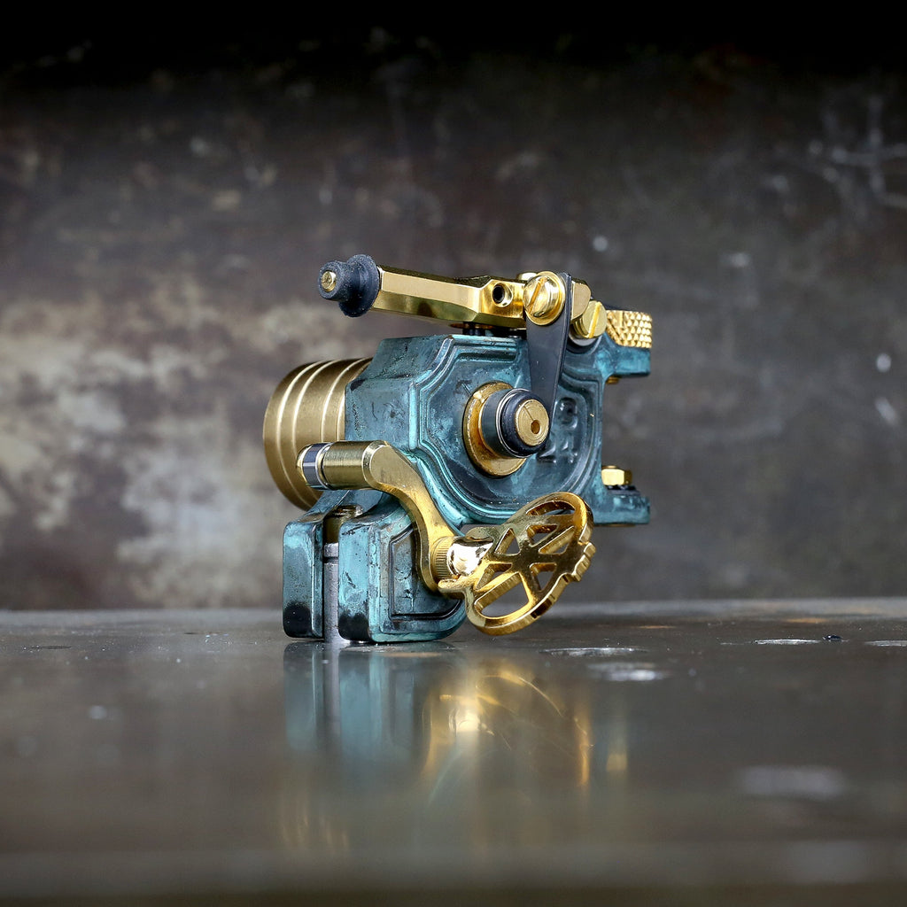 【ヴィンテージ】 SOUL OF A NEW MACHINE XL Dan Kubin V3/24 Sidewinder - Verdigris x Gold CC – Workhorse Irons