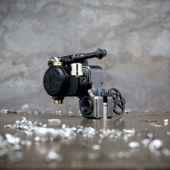 Dan Kubin Sidewinder 46er -  Antique Nickel x Black RCA + Clip Cord