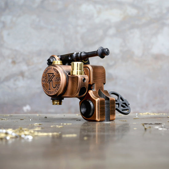 Dan Kubin Sidewinder 46er -  Rubbed Bronze X Bronze RCA + Clip Cord