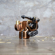 Dan Kubin Sidewinder 46er -  Rubbed Bronze X Bronze RCA + Clip Cord