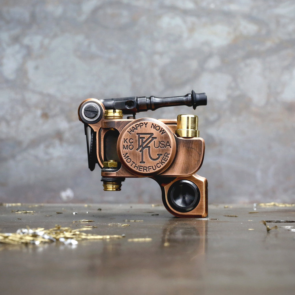 Dan Kubin Sidewinder 46er - Rubbed Bronze X Bronze RCA + Clip Cord