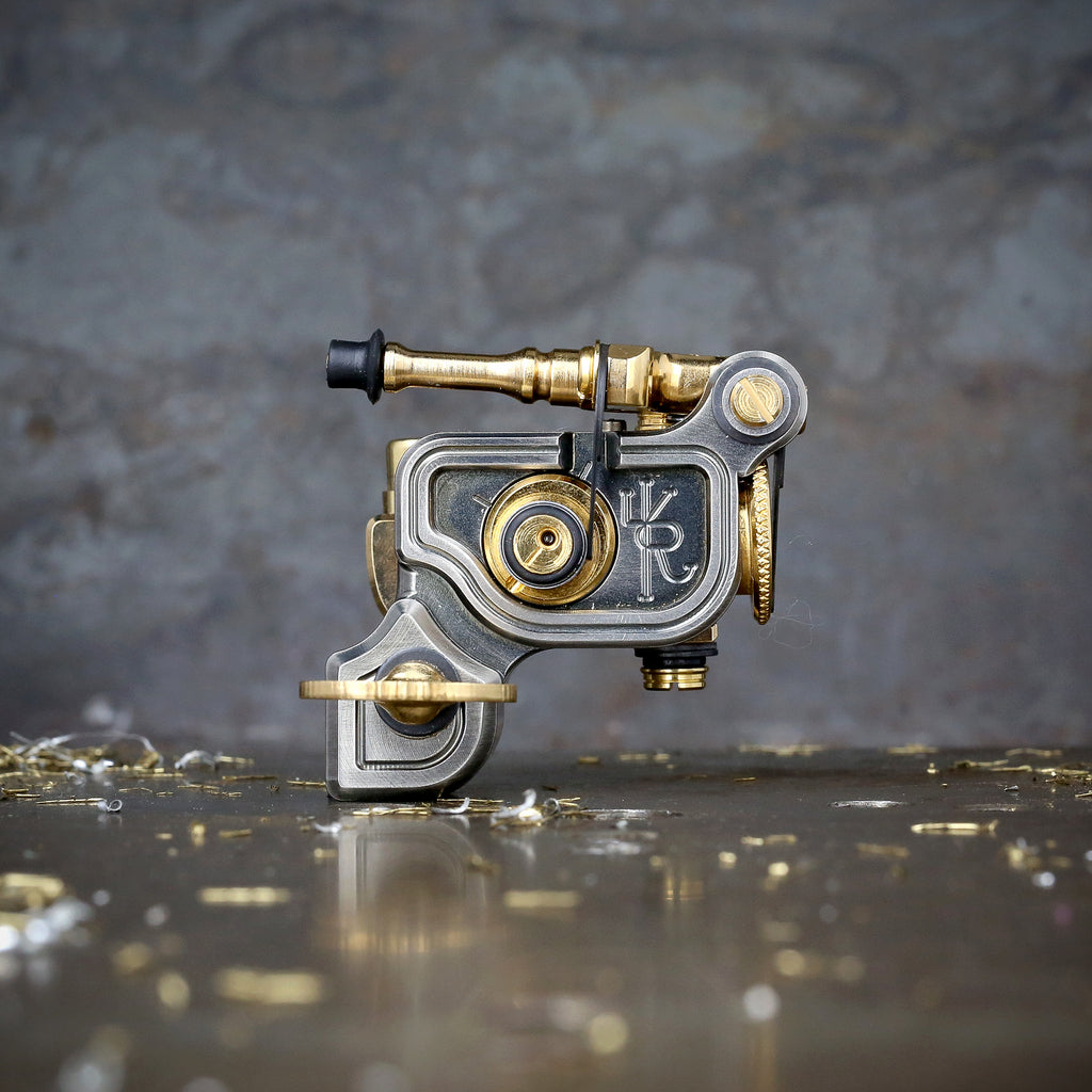 Princeton サイドワインダー Dan Kubin Sidewinder 46er - Antique Nickel x Gold RCA + Clip Cord