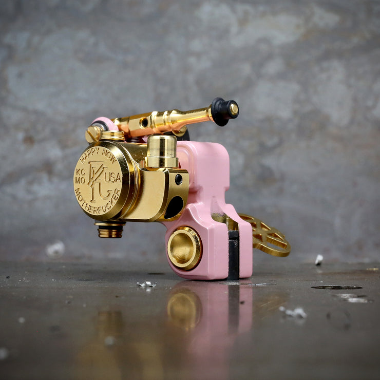 Dan Kubin Sidewinder 46er -  Pink x Gold RCA + Clip Cord