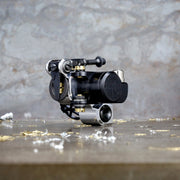 Dan Kubin Sidewinder 46er -  FEATHERWEIGHT Polished Aluminum RCA + Clip Cord