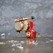 Dan Kubin Sidewinder 46er - FEATHERWEIGHT Red x Gold / RCA + Clip Cord