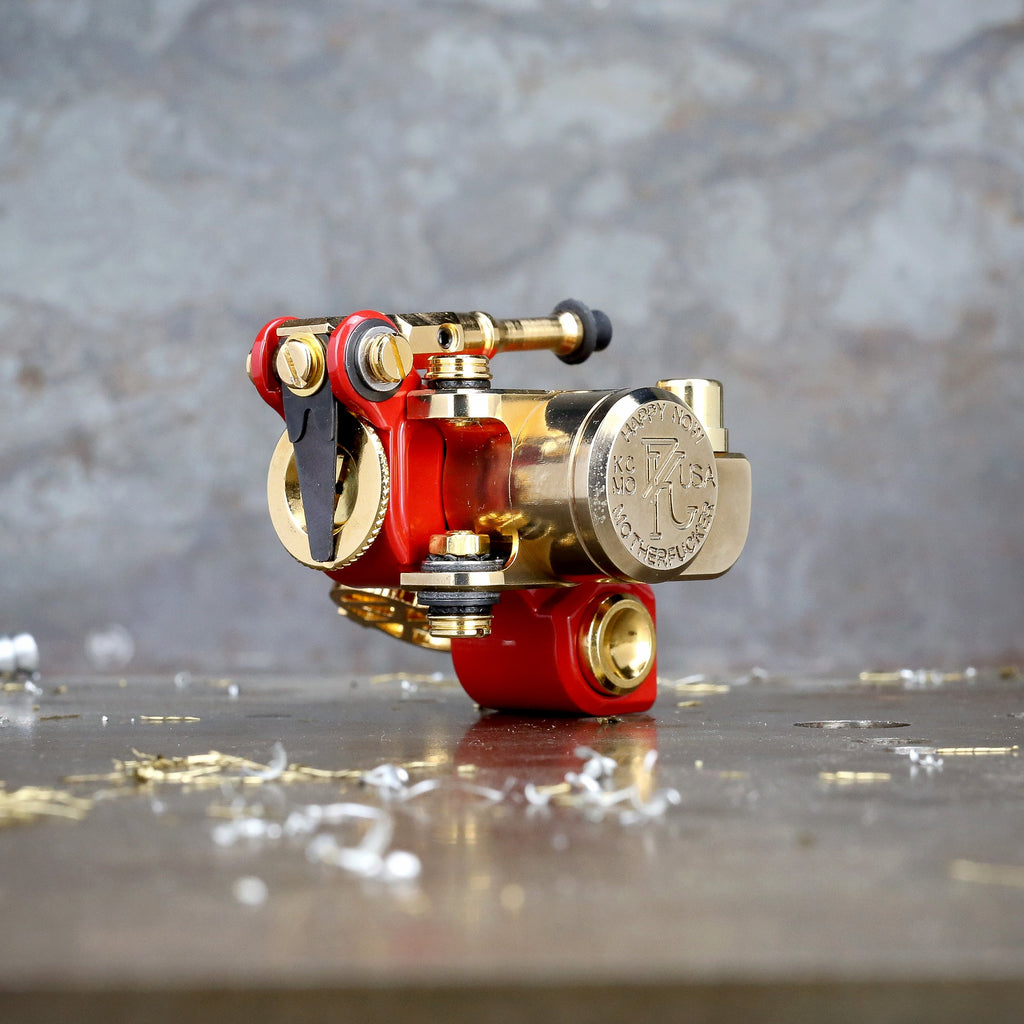 Dan Kubin Sidewinder 46er - FEATHERWEIGHT Red x Gold / RCA + Clip