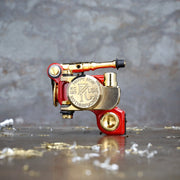 Dan Kubin Sidewinder 46er - FEATHERWEIGHT Red x Gold / RCA + Clip Cord