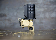 Dan Kubin Sidewinder 46er -  FEATHERWEIGHT Sand x Black Aluminum RCA + Clip Cord