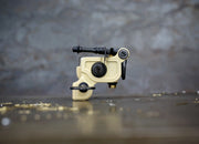 Dan Kubin Sidewinder 46er -  FEATHERWEIGHT Sand x Black Aluminum RCA + Clip Cord