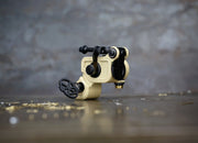Dan Kubin Sidewinder 46er -  FEATHERWEIGHT Sand x Black Aluminum RCA + Clip Cord