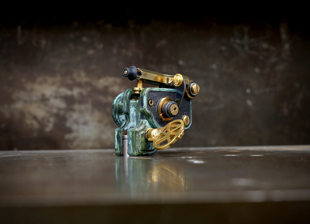 Dan Kubin Sidewinder v7.5 - Verdigris x Gold – Workhorse Irons