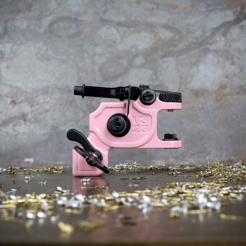 Dan kubin タトゥーマシンV3/23 Dan Kubin V3/23 Sidewinder - Pink x Pink – Workhorse Irons