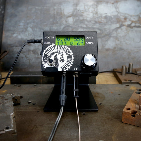 BLACK FRIDAY Workhorse Deluxe Metered Tattoo Power Supply V2 - BLACK