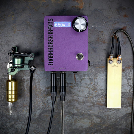 Workhorse Deluxe Tattoo Power Supply V3 - Purple