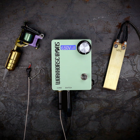 BLACK FRIDAY Workhorse Deluxe Tattoo Power Supply V3 - Seafoam