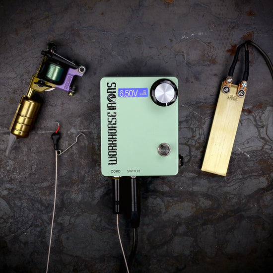 BLACK FRIDAY Workhorse Deluxe Tattoo Power Supply V3 - Seafoam