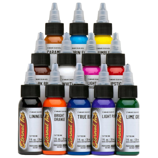 Dynamic Tattoo Ink Set -3 (Leaf Green, Wine Red, Golden Yellow) (1oz) :  : Beauty
