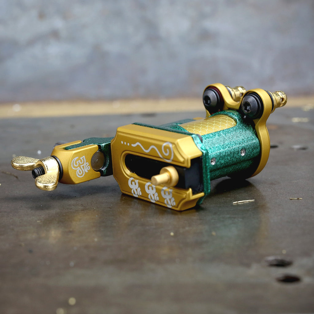 Limited Pike x Rogers Slider Rotary - Green x Gold GOOD OMEN Cobra