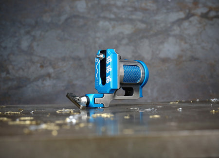 Limited Pike x Rogers Slider Rotary - Nickel x Blue GOOD OMEN Cobra