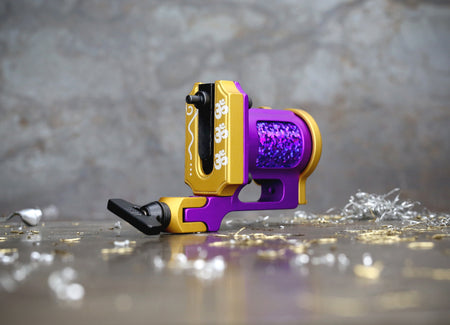 Limited Pike x Rogers Slider Rotary - Purple x Gold GOOD OMEN Cobra