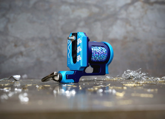 Limited Pike x Rogers Slider Rotary - Nightshade x Electric Blue GOOD OMEN Cobra