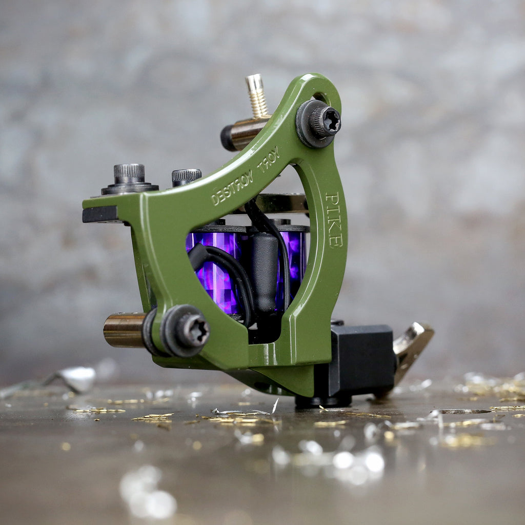 Limited Mike Pike x Destroy Troy Halfcup Liner - Olive x Black