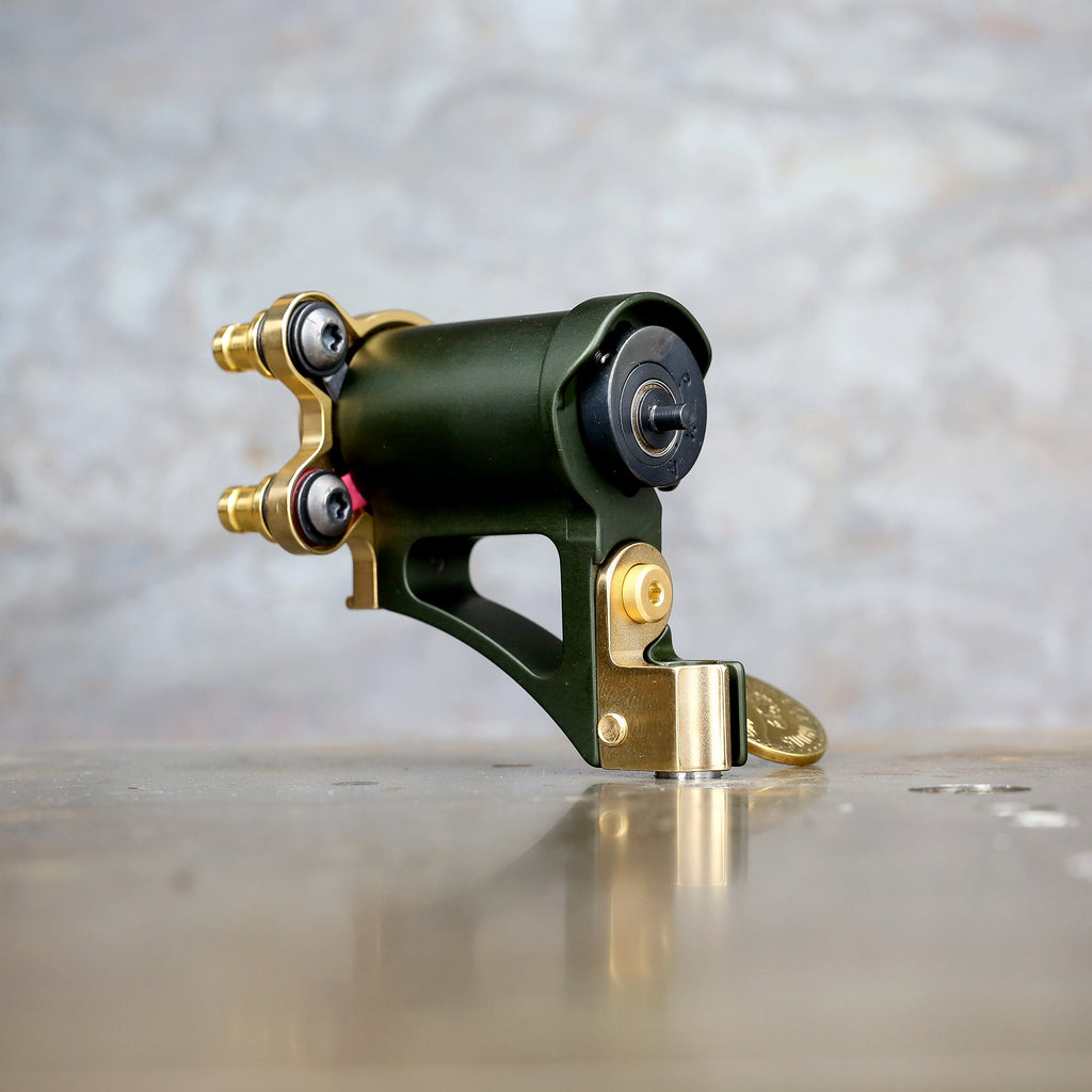 Limited Mike Pike PMA Direct Drive Rotary - Olive Green x Gold