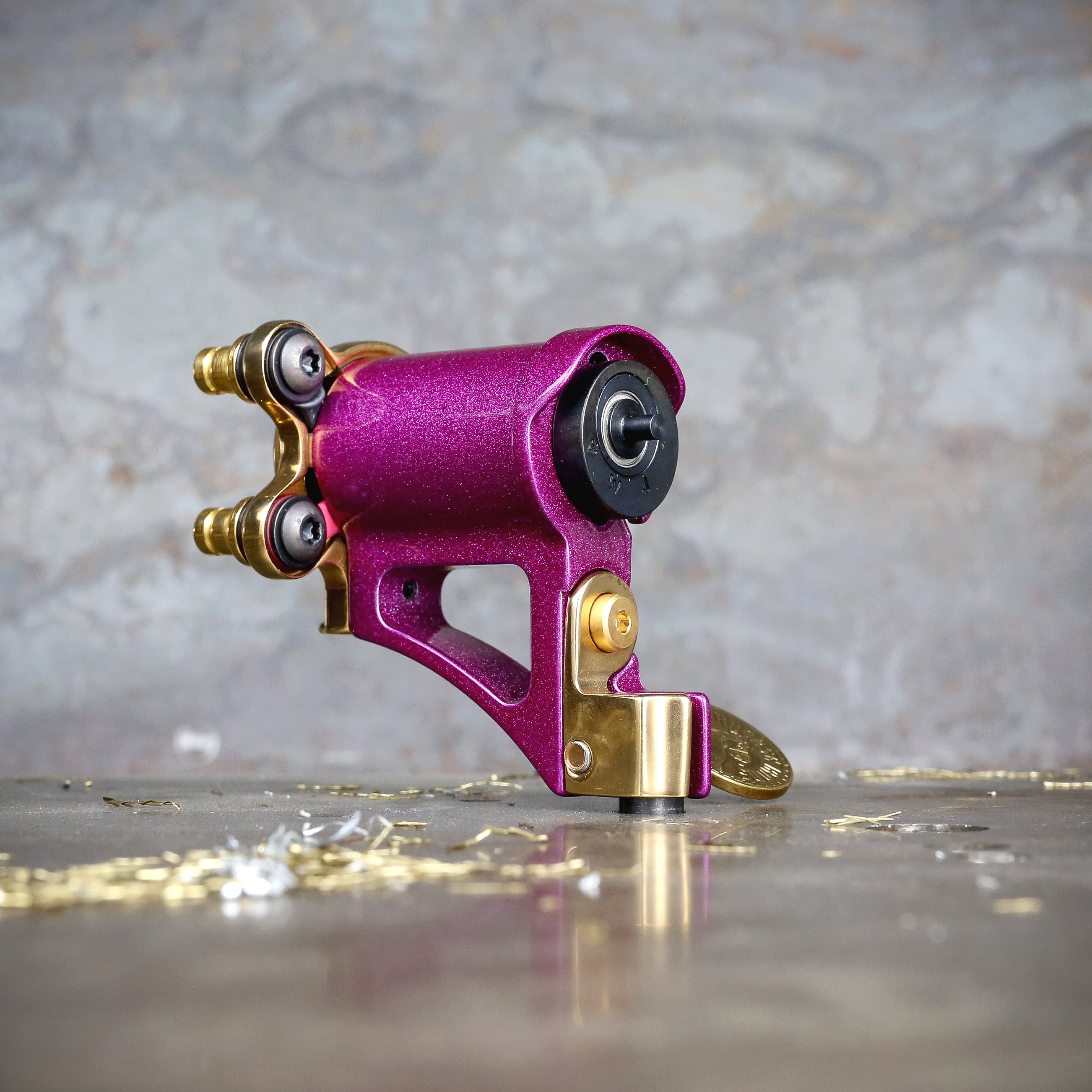 Limited Mike Pike PMA Direct Drive Rotary - Raspberry x Gold