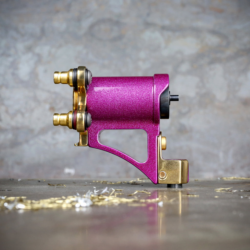Limited Mike Pike PMA Direct Drive Rotary - Raspberry x Gold