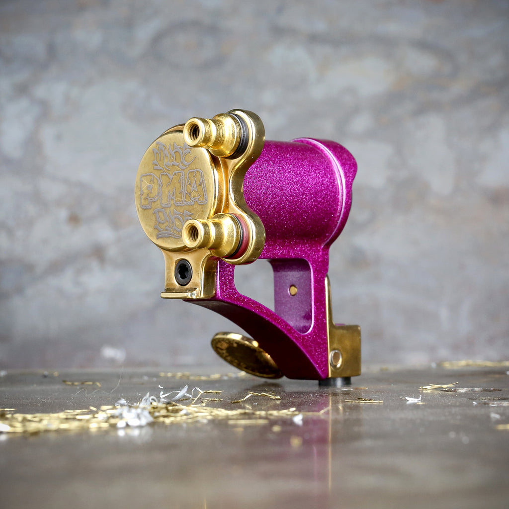 Limited Mike Pike PMA Direct Drive Rotary - Raspberry x Gold