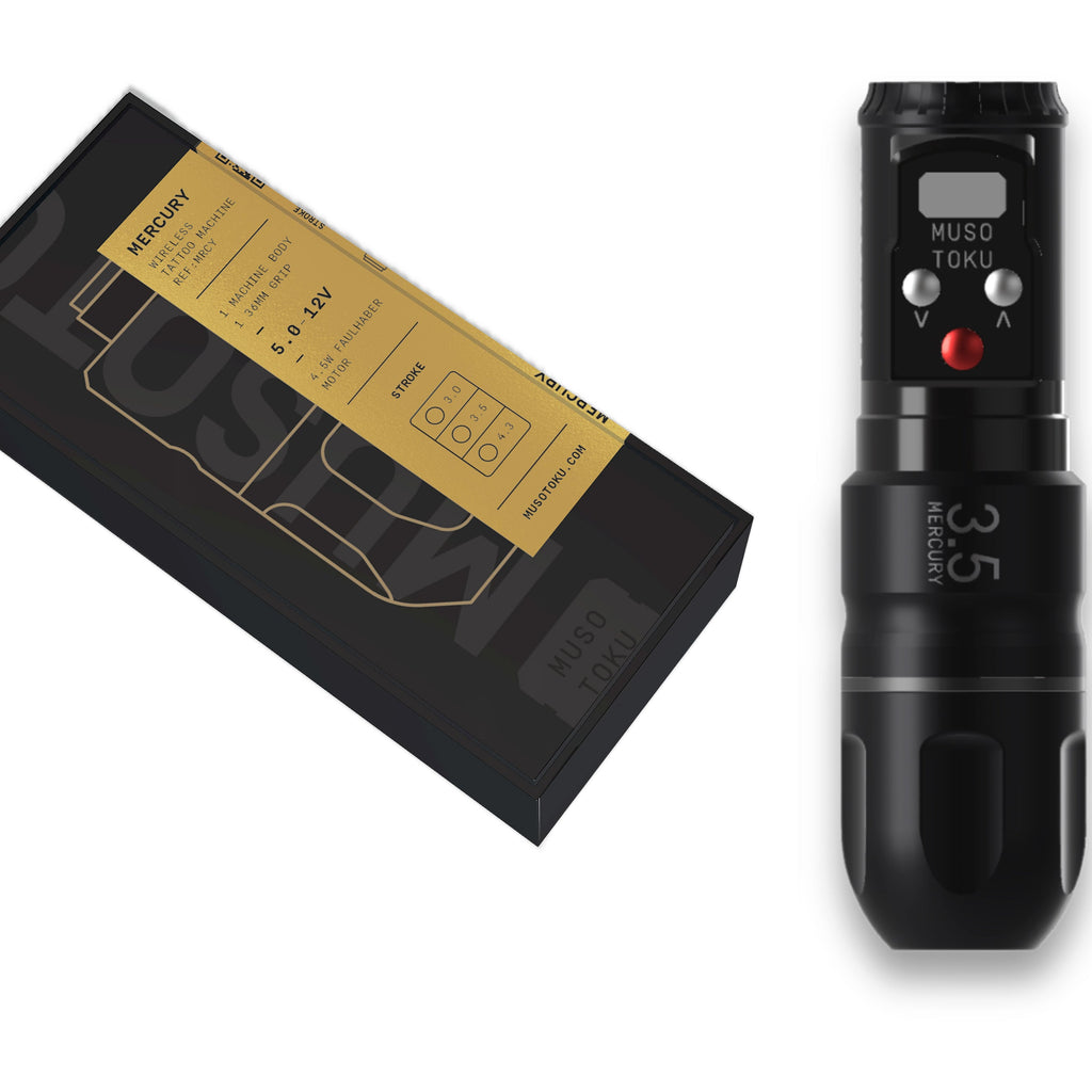 Mercury M-1 Musotoku Tattoo Machine w/ Battery – Workhorse Irons