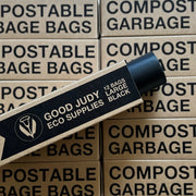 Good Judy Compostable Large Black Garbage Bags