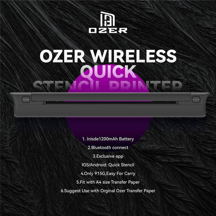 Ozer Wireless Quick Stencil Printer – Workhorse Irons