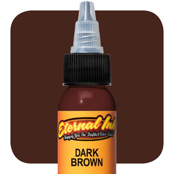 Coloured Ink Back Light Brown Ink Tattoo