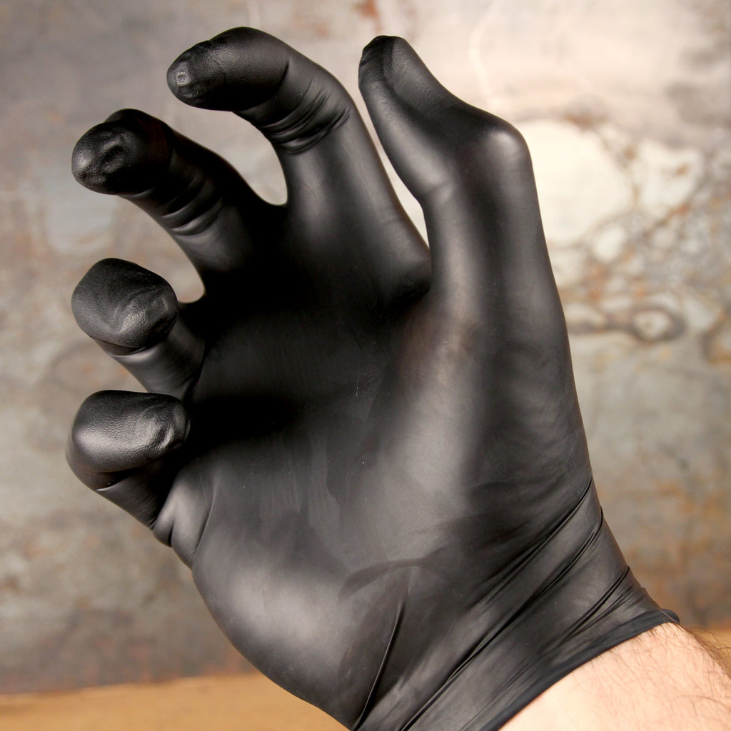 Adenna Shadow Black Nitrile Powder Free Gloves