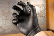 Adenna Shadow Black Nitrile Powder Free Gloves - Case of 1000
