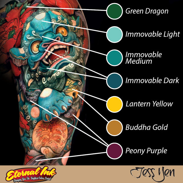 Artist's Palette Series: Russell Van Schaick-Anime Inspiration Set -  Eternal Tattoo Supply