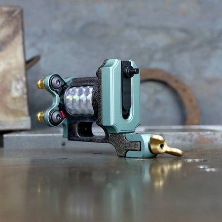 Limited Pike x Rogers Slider Rotary - Rainbow Green & Gold