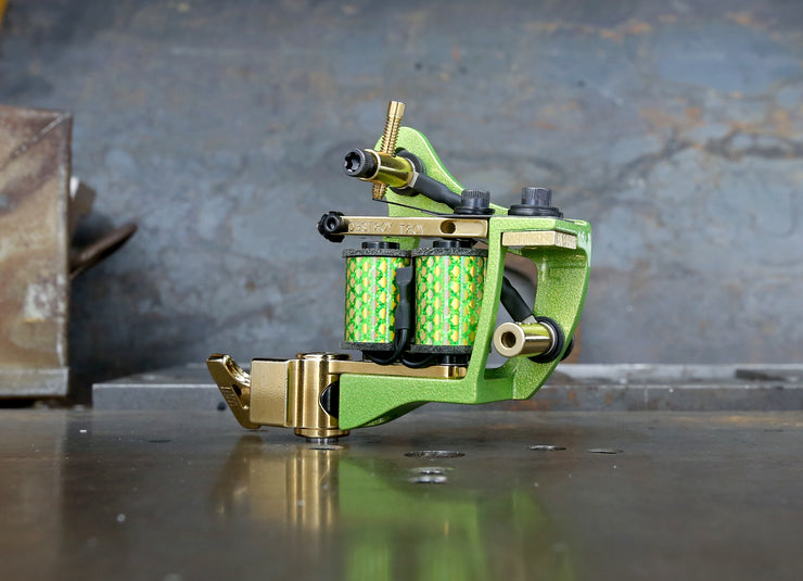 Limited Mike Pike x Destroy Troy Teacup Liner - Green x Gold