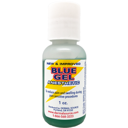 New & Improved Blue Gel Anesthetic 1 oz