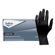 Adenna ProWorks® Black Nitrile Exam Gloves - 5 MIL - Box of 100