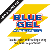 Anestésico en gel azul nuevo y mejorado 1 oz